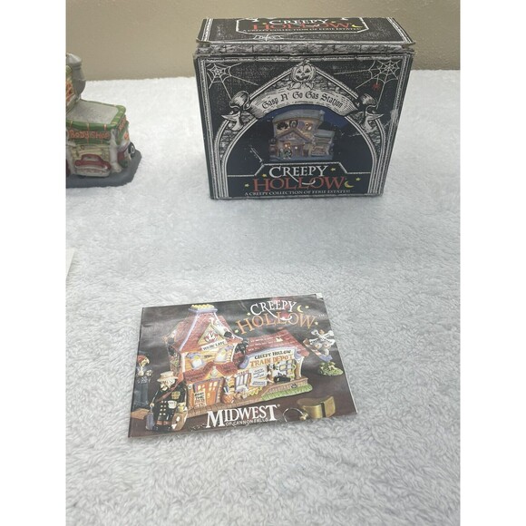 Midwest Of Cannon Falls Creepy Hollow Gasp N Go Mini Auto Shop Halloween*Works** - Picture 6 of 16